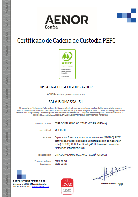 Certificació de conformitat